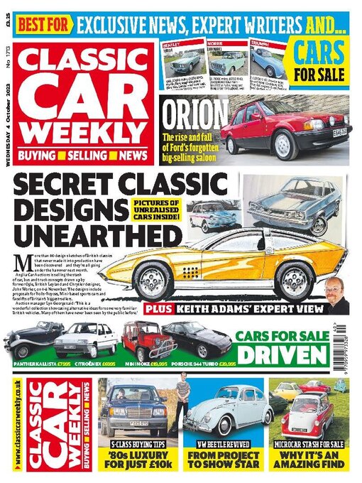 Title details for Classic Car Weekly by H BAUER PUBLISHING LIMITED - Available